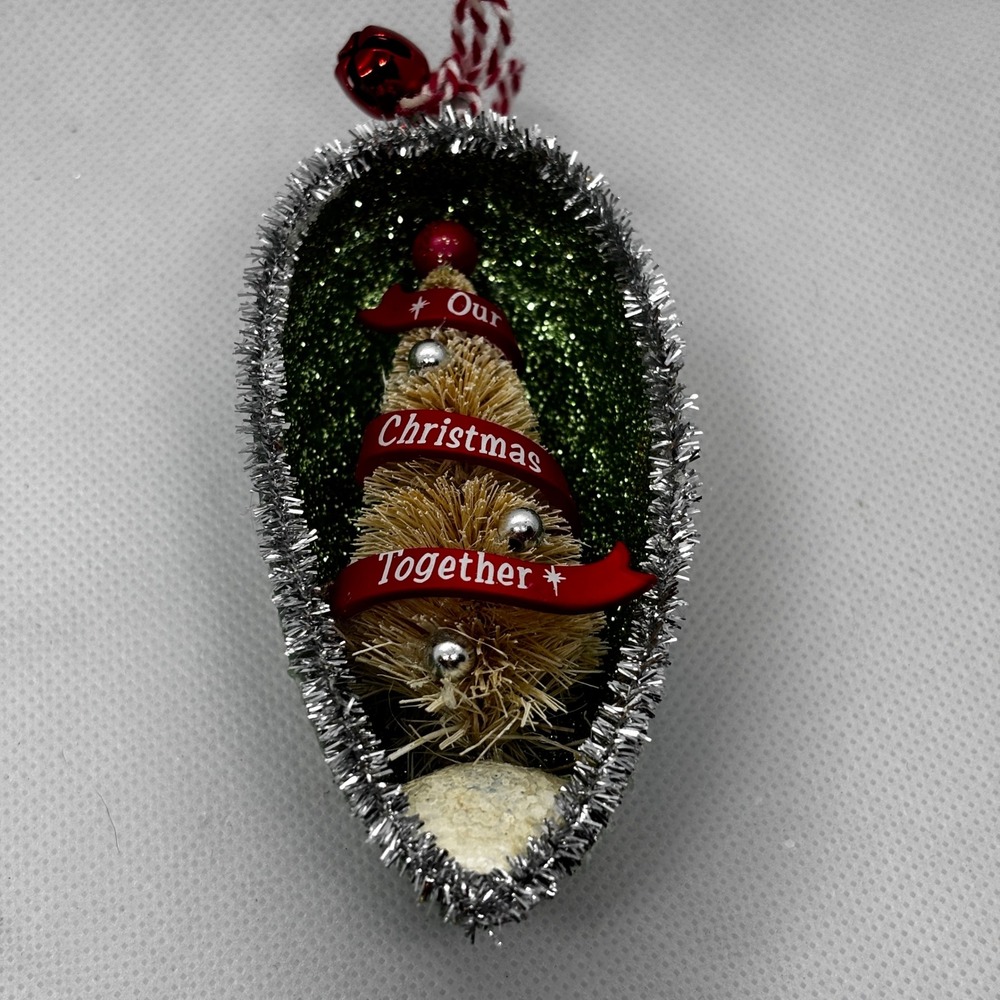 Hallmark Ornament Green Our Christmas Together 2017 Pinecone Tree